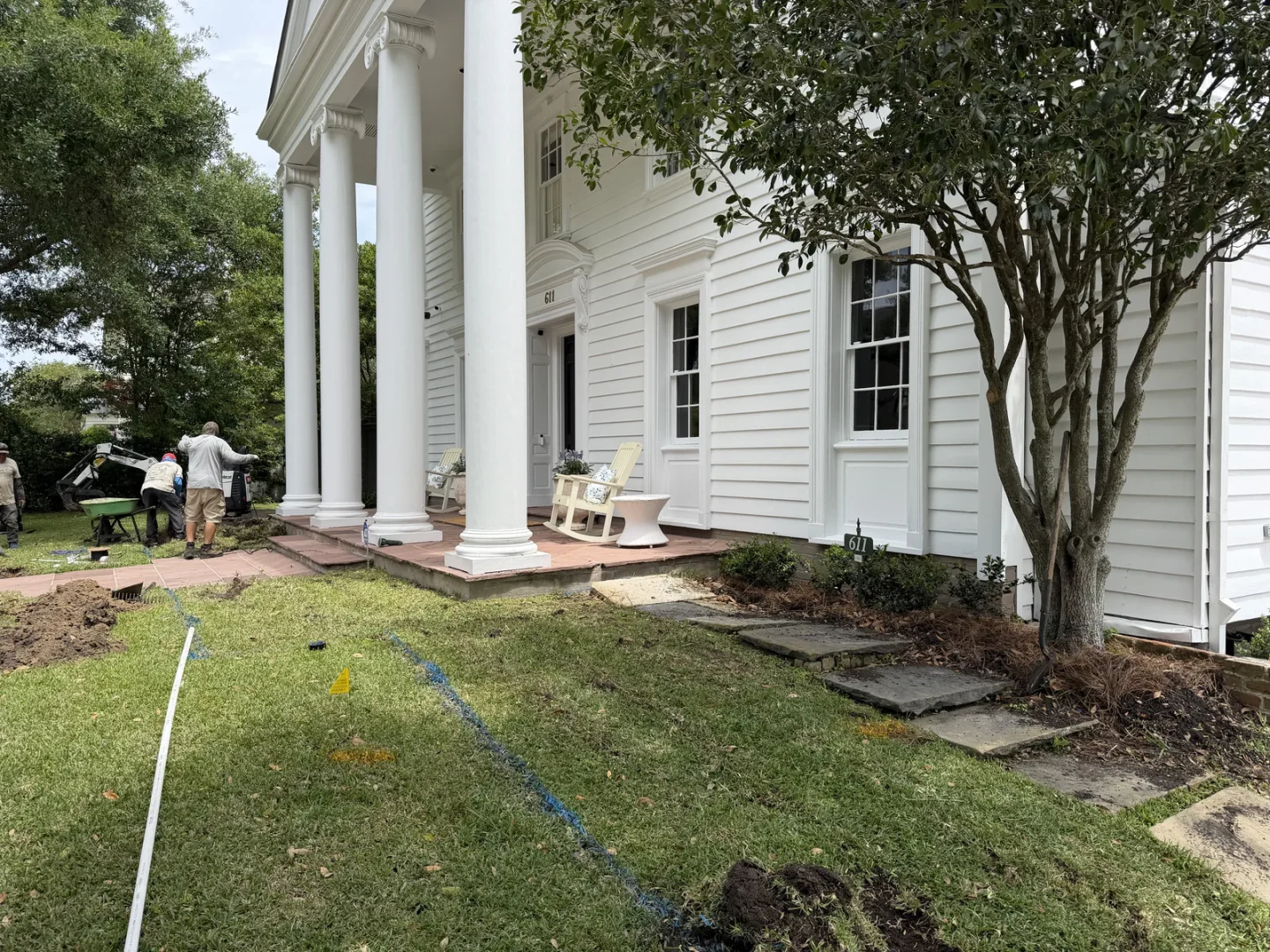 Old Metairie  landscape transformation